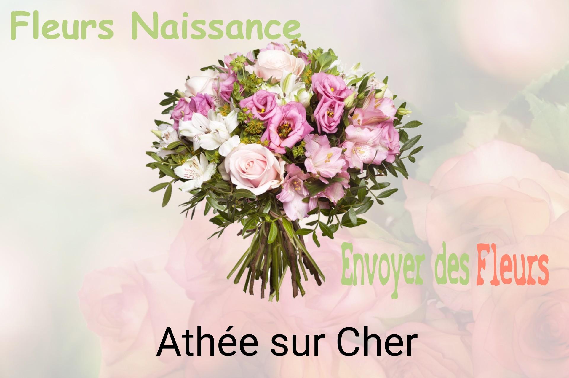 Bouquet de fleurs de naissance livré à Athée-sur-Cher